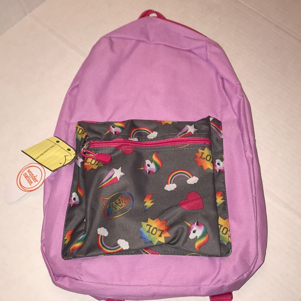 BACK TO SCHOOL Unicorn Rainbow Backpack